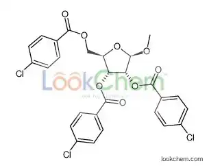 [(2r,3r,4r,5r)-3,4-bis[(4-chlorobenzoyl)oxy]-5-methoxyoxolan-2-yl]methyl 4-chlorobenzoate