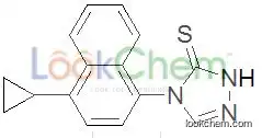 4-(4-Cyclopropylnaphthalen-1-yl)-1H-1,2,4-triazole-5(4H)-thione