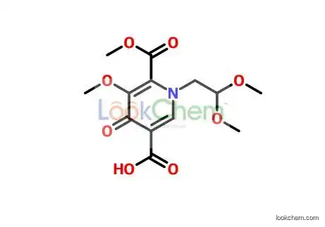 1-(2,2-dimethoxyethyl)-5-methoxy-6-(methoxycarbonyl)-4-oxo-1,4-dihydropyridine-3-carboxylic acid