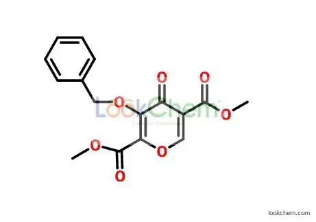 4-Oxo-3-(phenylMethoxy)-4H-pyran-2,5-dicarboxylic acid 2,5-diMethyl ester