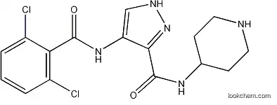 4-[(2,6-dichlorobenzoyl)amino]-N-4-piperidinyl1H-pyrazole-3-carboxamide