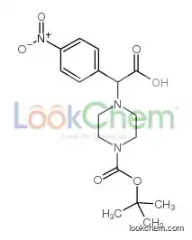 4-[carboxy-(4-nitro-phenyl)-methyl]-piperazine-1-carboxylic Acid Tert-butyl Ester Hydrochloride