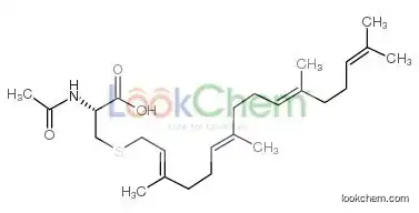2-acetamido-3-(3,7,11,15-tetramethylhexadeca-2,6,10,14-tetraenylsulfanyl)propanoic Acid