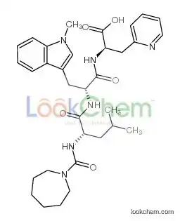 (r)2-[(r)-2[(s)-2[[1-(hexahydro-1h-azepinyl)] Carbonyl] Amino-4-methylpentanoyl] Amino-3-[3-(1-methyl-1h-indolyl)] Propionyl] Am