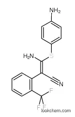 (z)-3-amino-3-(4-aminophenyl)sulfanyl-2-[2-(trifluoromethyl)phenyl]prop-2-enenitrile