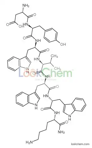 Asp-tyr-d-trp-val-d-trp-d-trp-lys-nh2