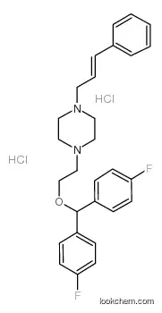 Gbr 13069 Dihydrochloride,(1-(2-(bis-(4-fluorophenyl)methoxy)ethyl)-4-(3-phenyl-2-propenyl)piperazinedihydrochloride