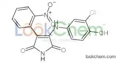 3-(3-chloro-4-hydroxyanilino)-4-(2-nitrophenyl)pyrrole-2,5-dione