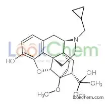 Diprenorphine,17-(cyclopropylmethyl)-4,5-epoxy-18,19-dihydro-3-hydroxy-6-methoxy-,-dimethyl-6,14-ethenomorphinan-7-methanol