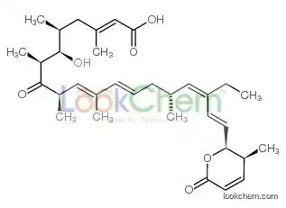Leptomycin B,(2e,5s,6r,7s,9r,10e,12e,15r,16z,18e)-19-[(2s,3s)-3,6-dihydro-3-methyl-6-oxo-2h-pyran-2-yl]-17-ethyl-6-hydroxy-3,5,7
