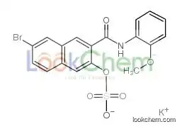 Potassium,[6-bromo-3-[(2-methoxyphenyl)carbamoyl]naphthalen-2-yl] Sulfate