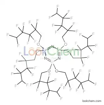2,2,4,4,6,6-hexakis(2,2,3,3,4,4,5,5-octafluoropentoxy)-1,3,5-triaza-25,45,65-triphosphacyclohexa-1,3,5-triene