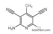 2-amino-6-chloro-4-methylpyridine-3,5-dicarbonitrile