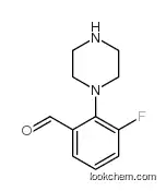 3-fluoro-2-(1-piperazino)-benzaldehyde