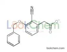 2-(nitromethyl)-6-phenylmethoxybenzonitrile