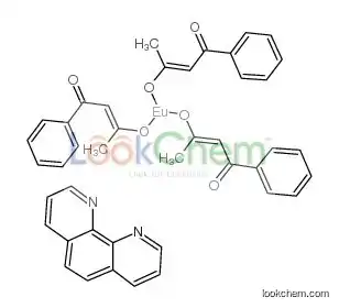 Europium,(z)-4-hydroxy-4-phenylbut-3-en-2-one,(e)-4-hydroxy-4-phenylbut-3-en-2-one,1,10-phenanthroline