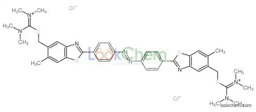[dimethylamino-[[2-[4-[[4-[5-[[dimethylamino(dimethylazaniumylidene)methyl]sulfanylmethyl]-6-methyl-1,3-benzothiazol-2-yl]phenyl