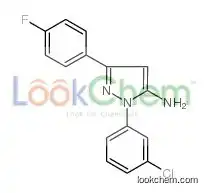 2-(3-chlorophenyl)-5-(4-fluorophenyl)pyrazol-3-amine