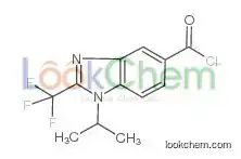 1-propan-2-yl-2-(trifluoromethyl)benzimidazole-5-carbonyl Chloride