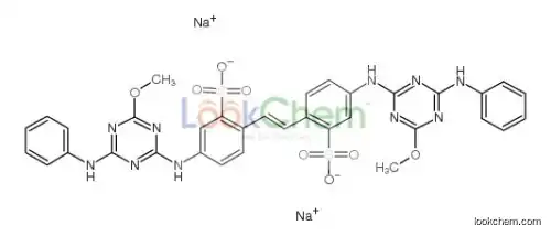 Disodium 4,4'-bis[(4-anilino-6-methoxy-1,3,5-triazin-2-yl)amino]stilbene-2,2'-disulphonate