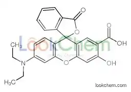 6'-(diethylamino)-3'-hydroxy-3-oxospiro[2-benzofuran-1,9'-xanthene]-2'-carboxylic Acid
