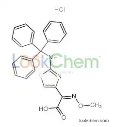 2-(tritylamino)--(methoxyimino)-4-thiazoleacetic Acid Hydrochloride