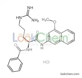 N-[(2s)-5-(diaminomethylideneamino)-1-[(4-methoxynaphthalen-2-yl)amino]-1-oxopentan-2-yl]benzamide,hydrochloride