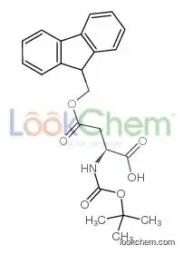 (2s)-2-{[(tert-butoxy)carbonyl]amino}-4-(9h-fluoren-9-ylmethoxy)-4-oxobutanoic Acid