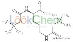 2,5-bis[(2-methylpropan-2-yl)oxycarbonylamino]pentanoic Acid