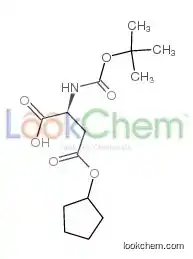 (3s)-4-cyclopentyloxy-3-[(2-methylpropan-2-yl)oxycarbonylamino]-4-oxobutanoic Acid