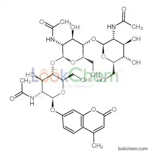 4-methylumbelliferyl -d-n,n',n"-triacetylchitotrioside