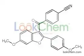 4-[6-methoxy-2-(4-methoxyphenyl)-1-benzofuran-3-carbonyl]benzonitrile