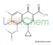 1-cyclopropyl-8-(difluoromethoxy)-6,7-difluoro-4-oxoquinoline-3-carboxylic acid