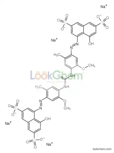 tetrasodium,4-hydroxy-5-[[4-[[4-[(8-hydroxy-3,6-disulfonatonaphthalen-1-yl)diazenyl]-2-methoxy-5-methylphenyl]carbamoylamino]-5-