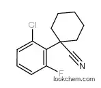 1-(2-chloro-6-fluorophenyl)cyclohexane-1-carbonitrile