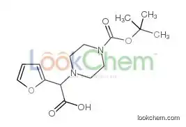 2-(furan-2-yl)-2-[4-[(2-methylpropan-2-yl)oxycarbonyl]piperazin-1-yl]acetic acid