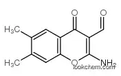 2-amino-6,7-dimethyl-4-oxochromene-3-carbaldehyde