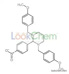 1,3-bis[(4-methoxyphenyl)methyl]-2-(4-nitrophenyl)-1,3-diazinane