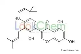 3-[2,4-dihydroxy-5-(2-methylbut-3-en-2-yl)-3-(3-methylbut-2-enyl)phenyl]-5,7-dihydroxychromen-4-one