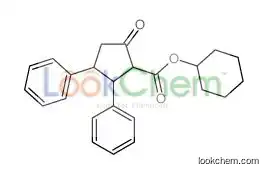 cyclohexyl 5-oxo-2,3-diphenylcyclopentane-1-carboxylate