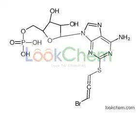 [(2R,3S,4R,5R)-5-[6-amino-2-(3-bromopropa-1,2-dienylsulfanyl)purin-9-yl]-3,4-dihydroxyoxolan-2-yl]methyl dihydrogen phosphate