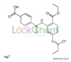 sodium,4-[[2-ethoxycarbonyl-5-(propanoylamino)phenyl]carbamoyl]benzoate