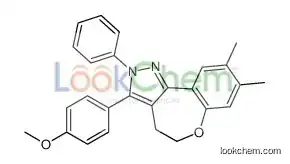 3-(4-methoxyphenyl)-8,9-dimethyl-2-phenyl-4,5-dihydro-[1]benzoxepino[5,4-c]pyrazole