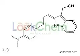 [(2E)-2-[(E)-3-[4-(dimethylamino)phenyl]prop-2-enylidene]indol-3-yl]methanol,hydrochloride
