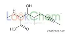 3-hydroxy-4-methyl-2-(methylamino)oct-6-ynoic acid