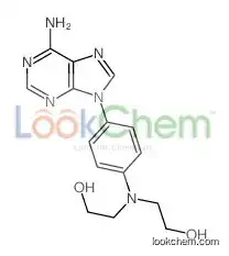 2-[4-(6-aminopurin-9-yl)-N-(2-hydroxyethyl)anilino]ethanol