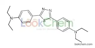 4-[5-[4-(diethylamino)phenyl]-1,3,4-thiadiazol-2-yl]-N,N-diethylaniline