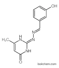 2-[(2E)-2-[(3-hydroxyphenyl)methylidene]hydrazinyl]-6-methyl-1H-pyrimidin-4-one