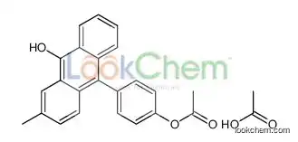 acetic acid,[4-(10-hydroxy-3-methylanthracen-9-yl)phenyl] acetate