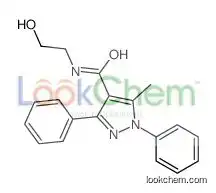 N-(2-hydroxyethyl)-5-methyl-1,3-diphenylpyrazole-4-carboxamide